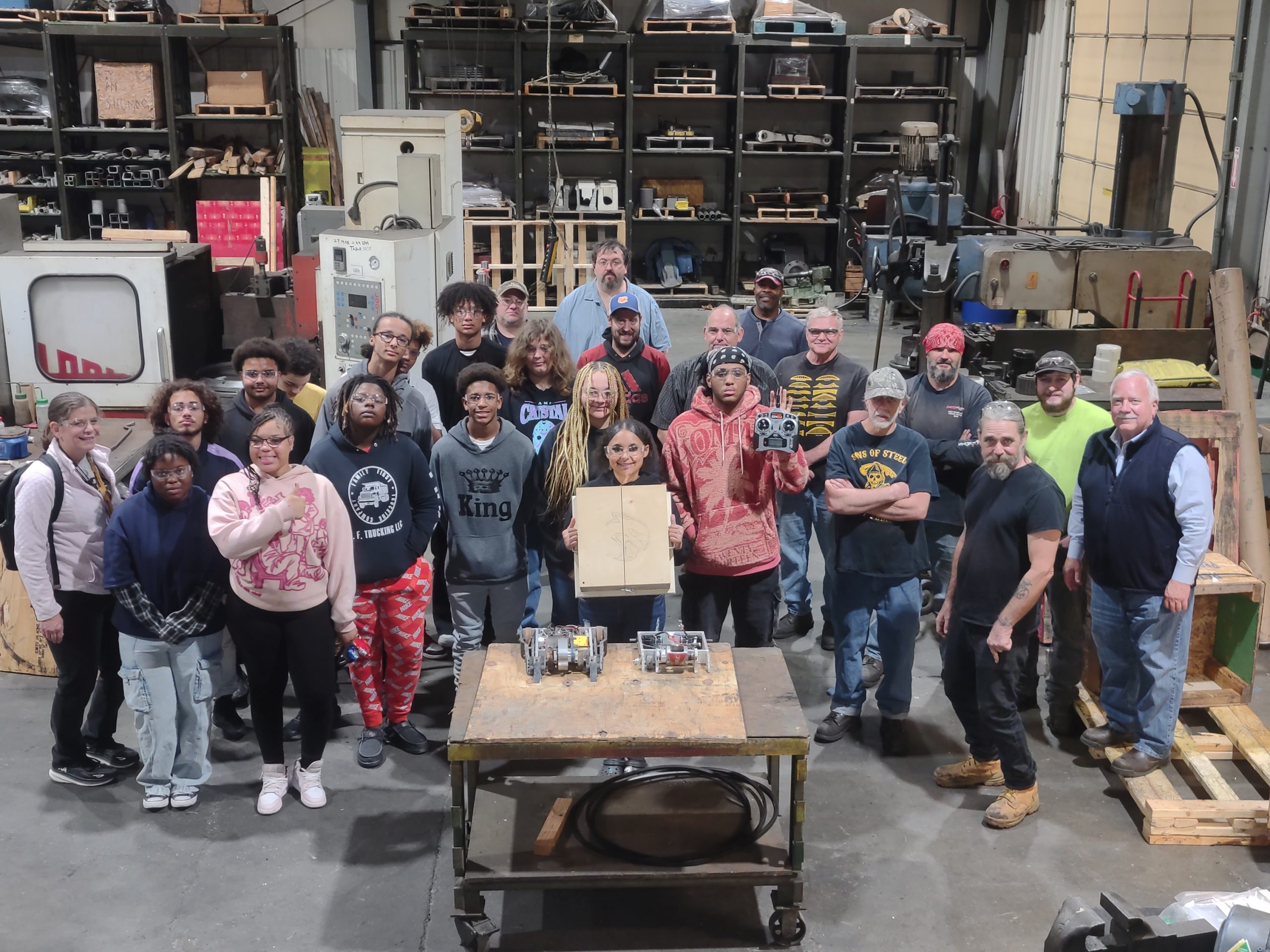 BotsIQ 2024 – 2025 participants from Clairton High School